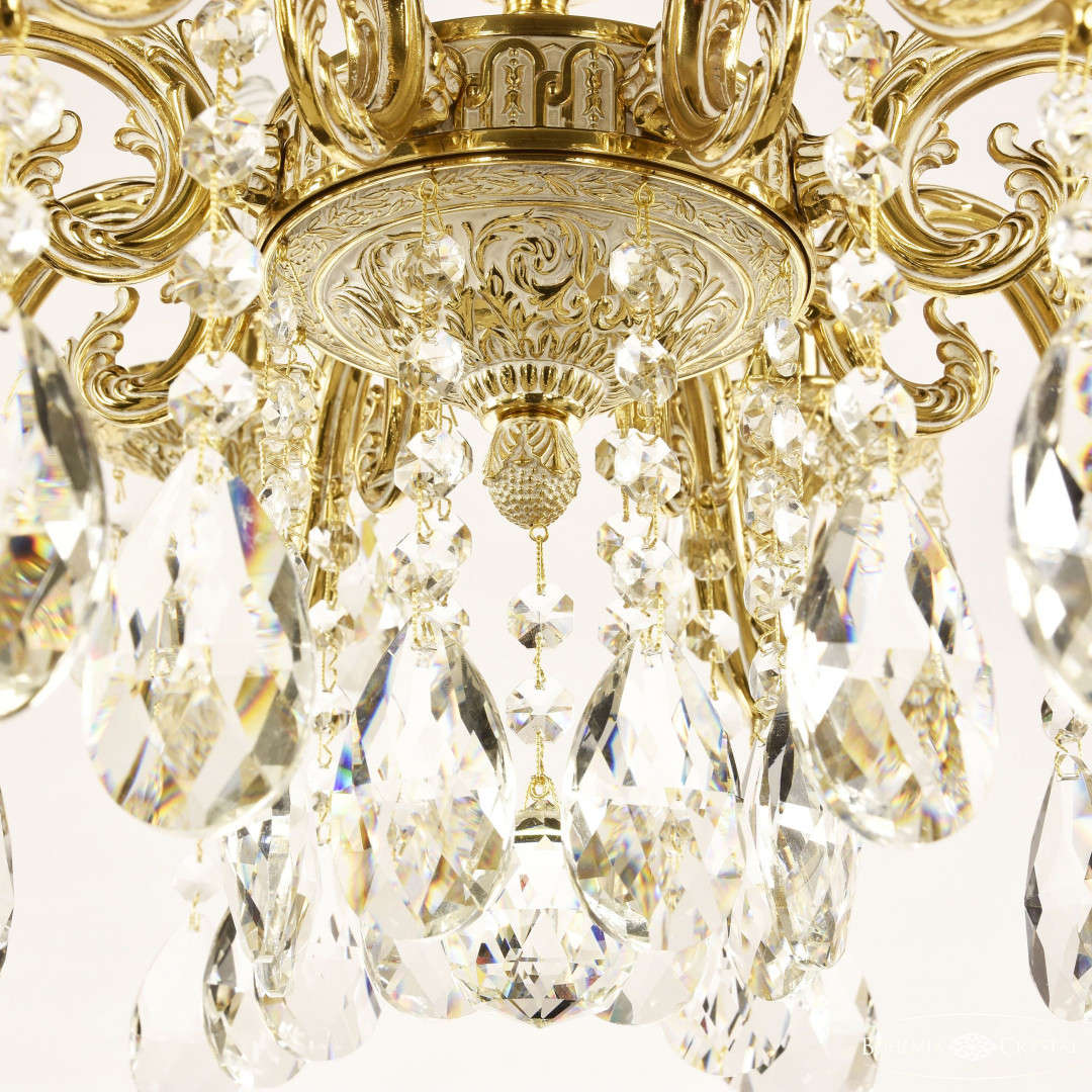 Люстра бронзовая с хрусталём 71101/8/175 A GW