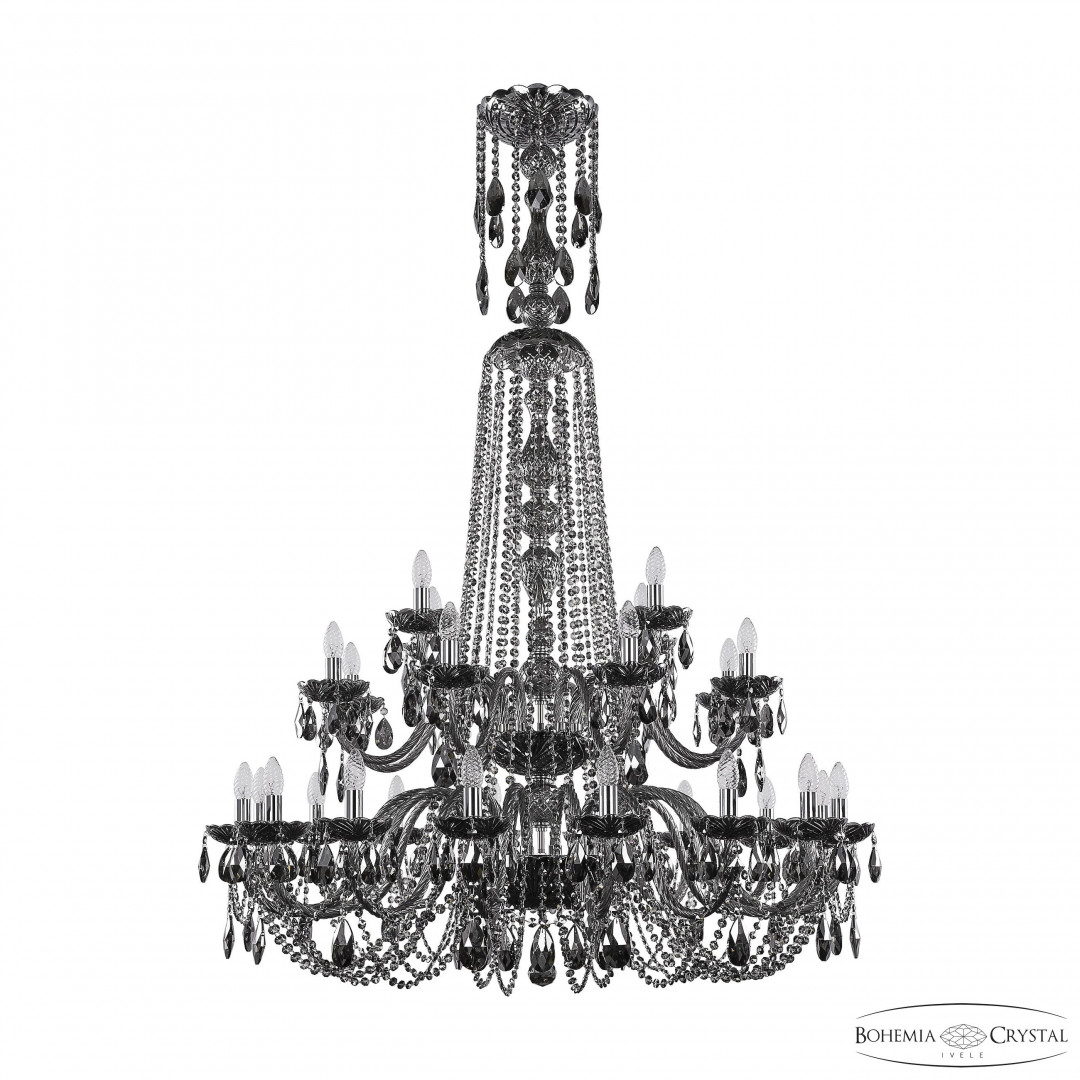 Люстра хрустальная 1402/16+8+4/400/XL-160/2d Ni M731