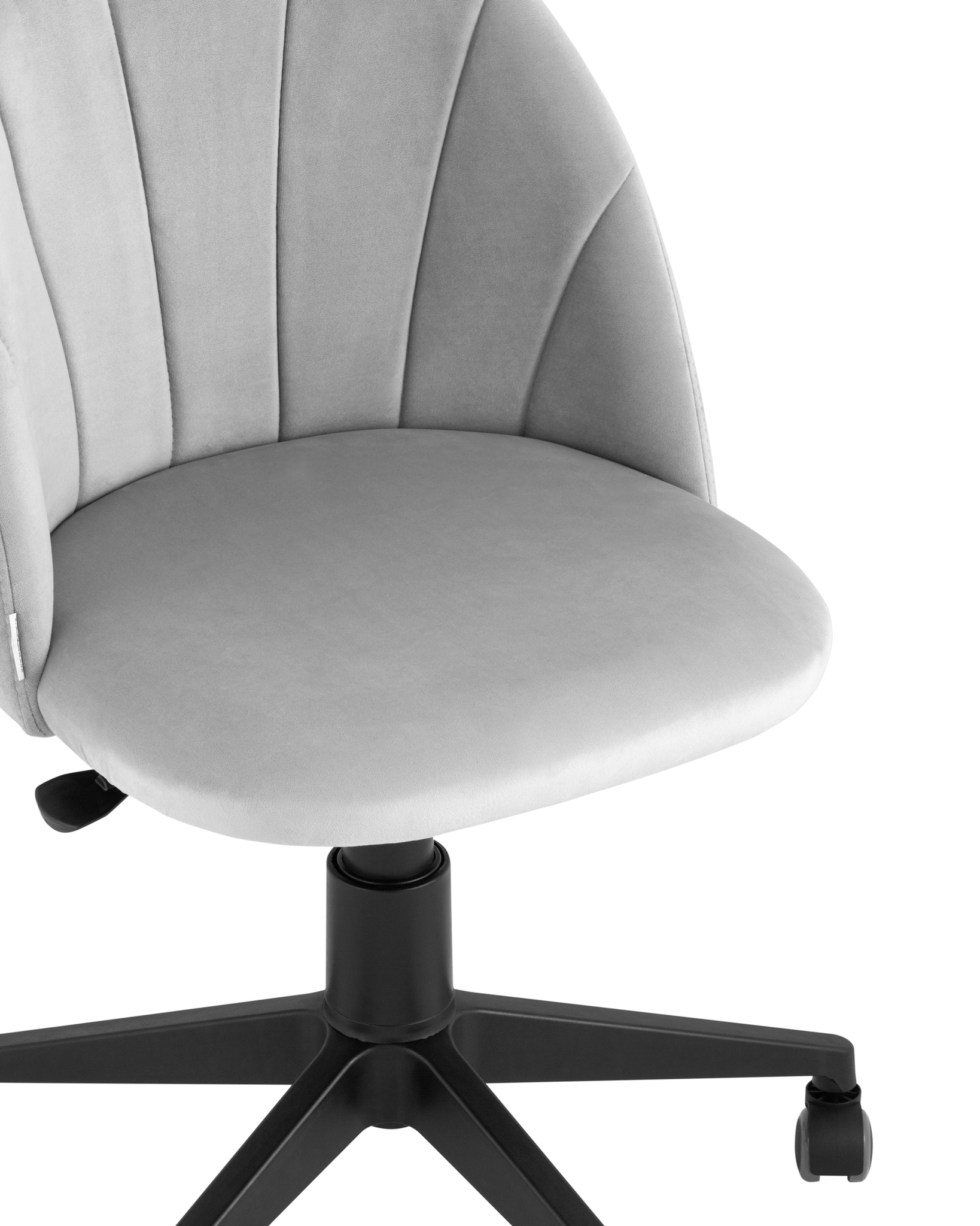 Кресло компьютерное Логан велюр светло-серый Stool Group