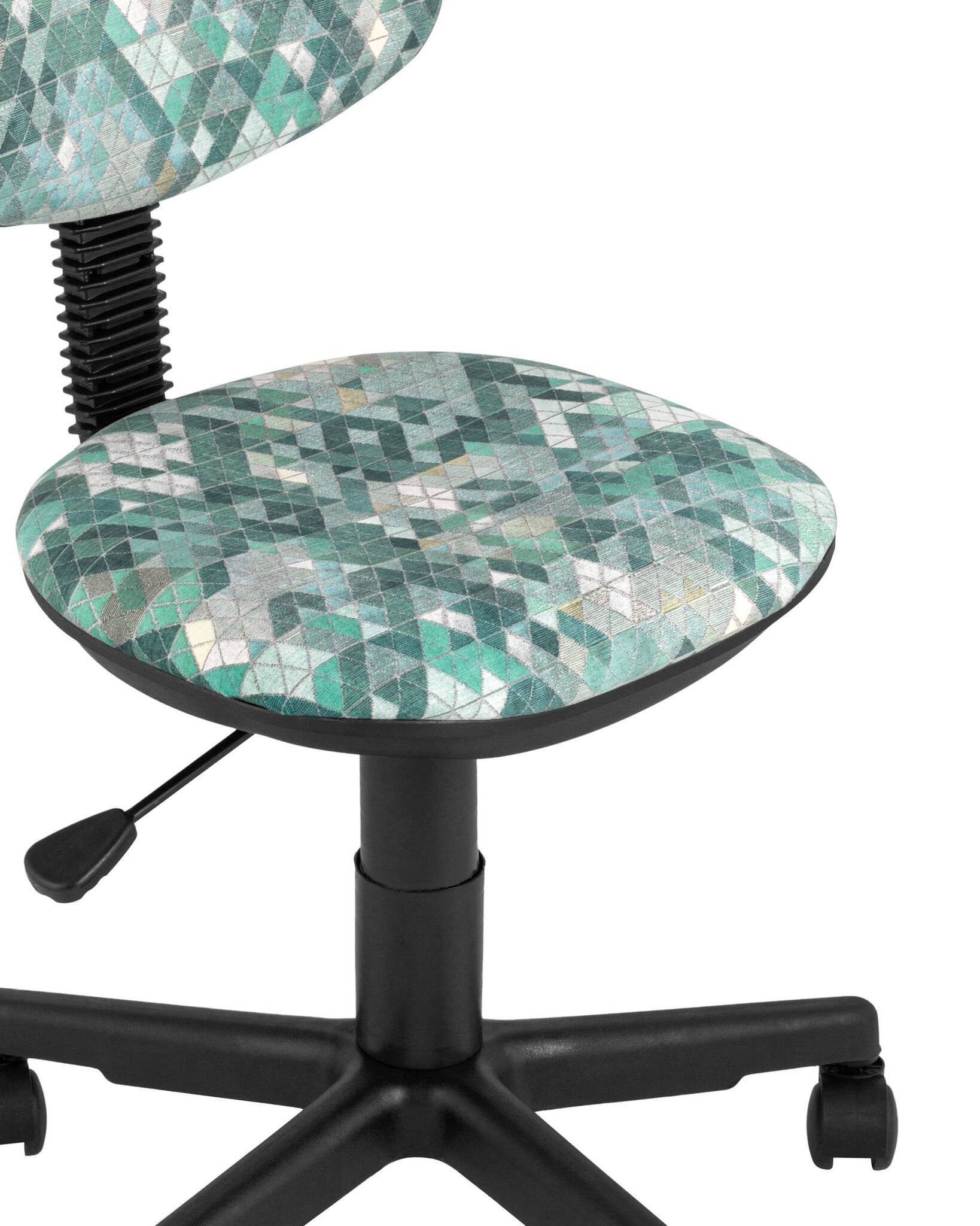 Кресло компьютерное детское УМКА абстракция зеленый Stool Group