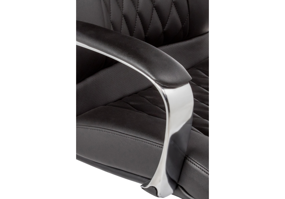 Компьютерное кресло Woodville Damian black / satin chrome 15430
