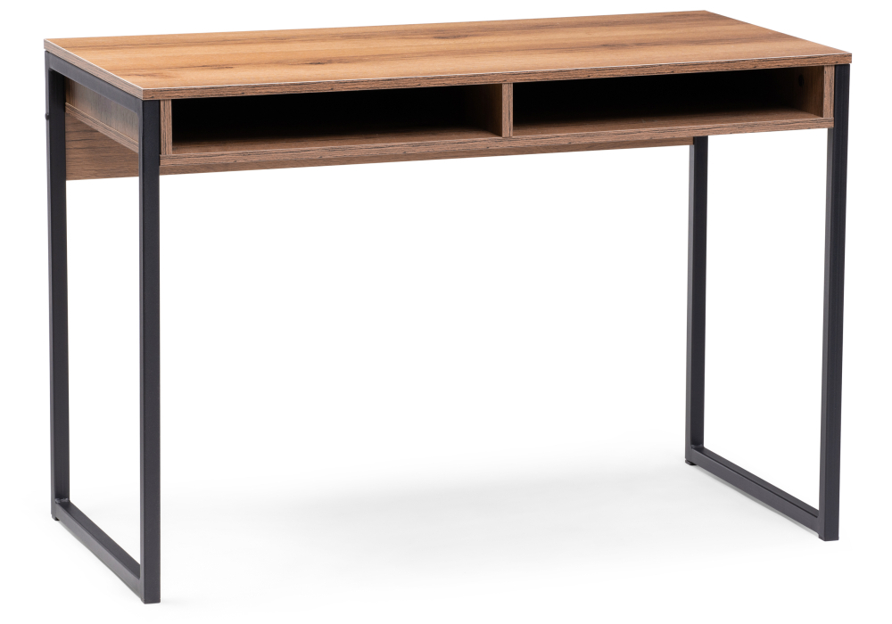 Стол Woodville Леон Лофт черный матовый / дуб делано темный 489684