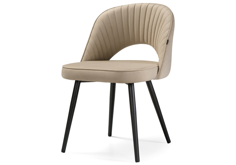 Стул Woodville Сандвикен черный / velutto 05 462399