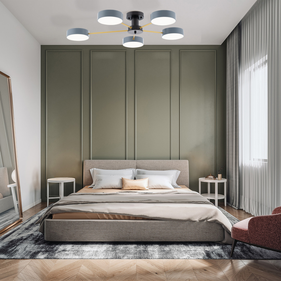 Светильник светодиодный 252006/5 Bk/Gr Arte Milano