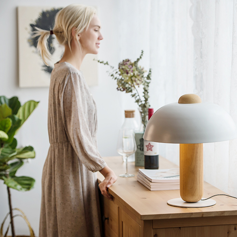 Настольная лампа MUSH White by ImperiumLoft