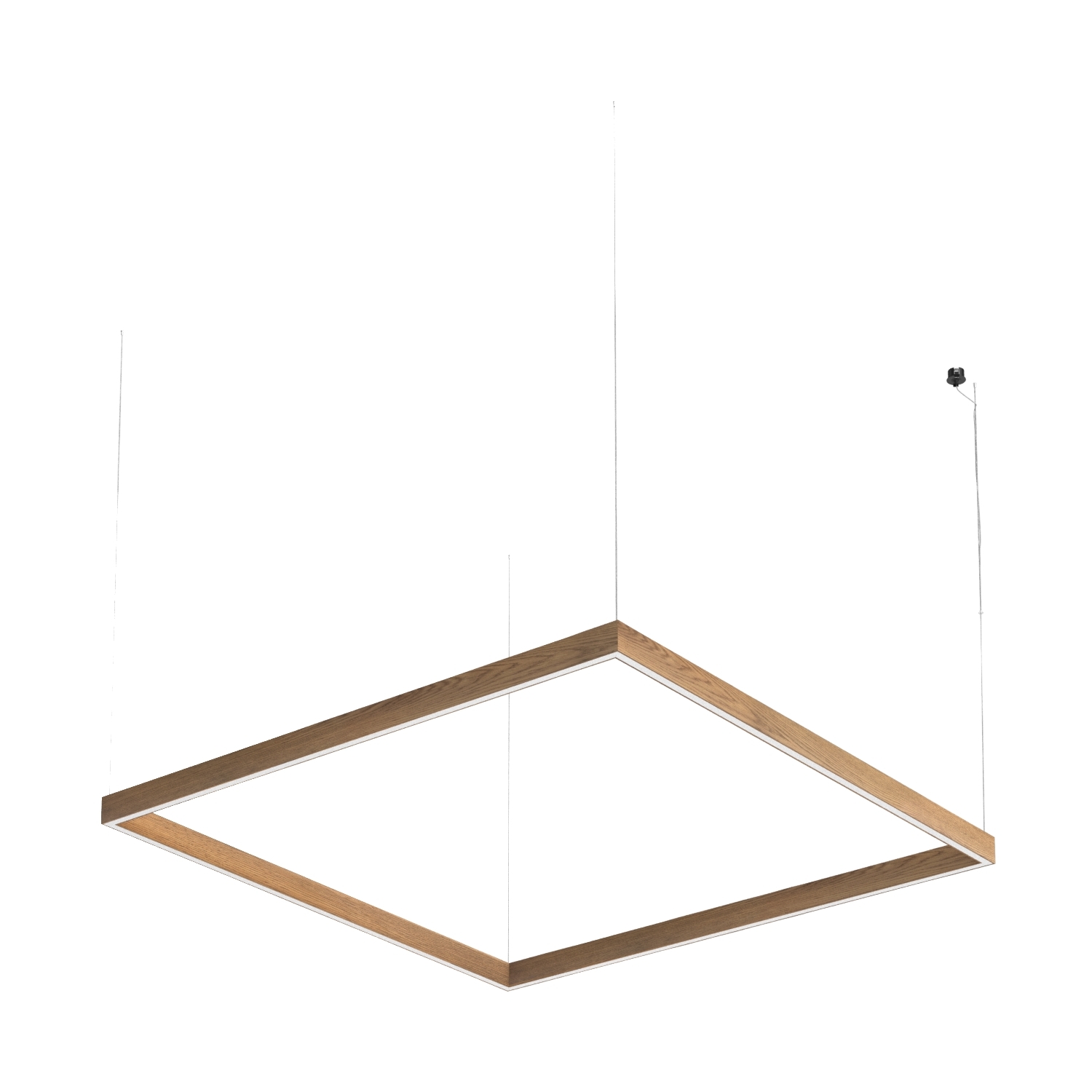 Подвесной светодиодный светильник Ledron KVADRO Basic 2025 Black 4000K