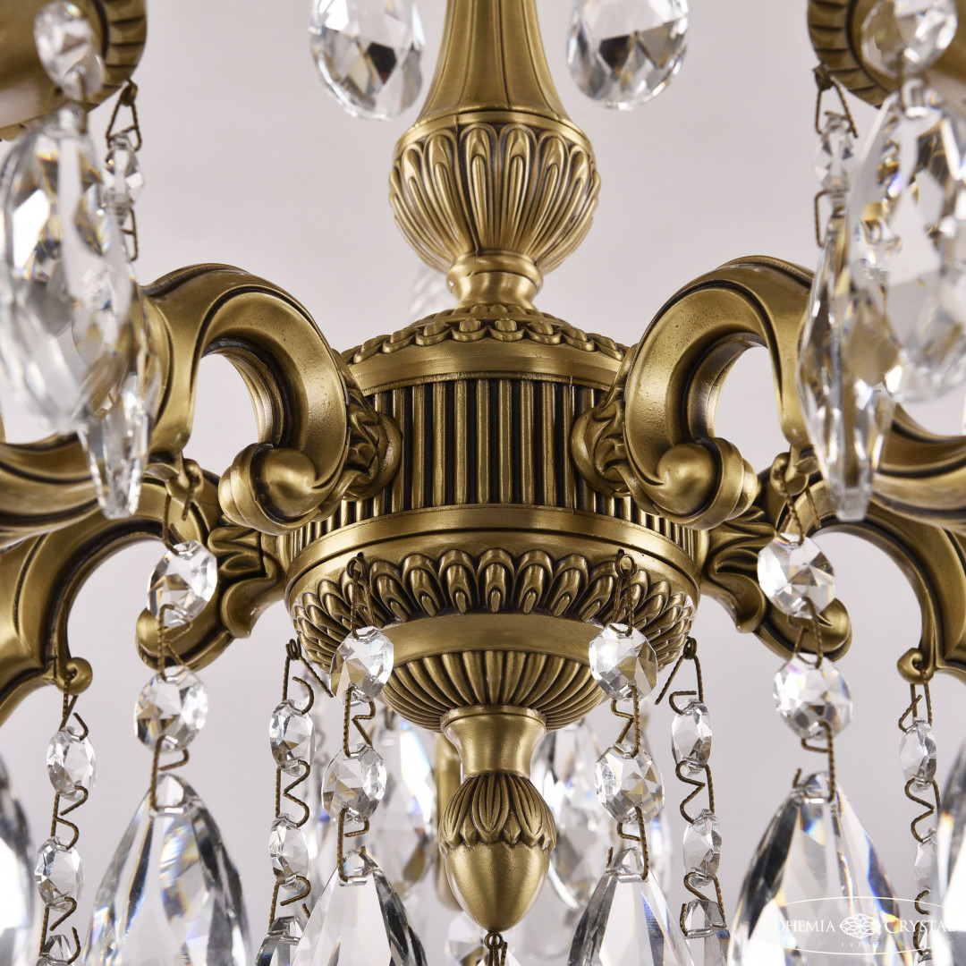 Люстра бронзовая с хрусталём 73101/5/125 A FP
