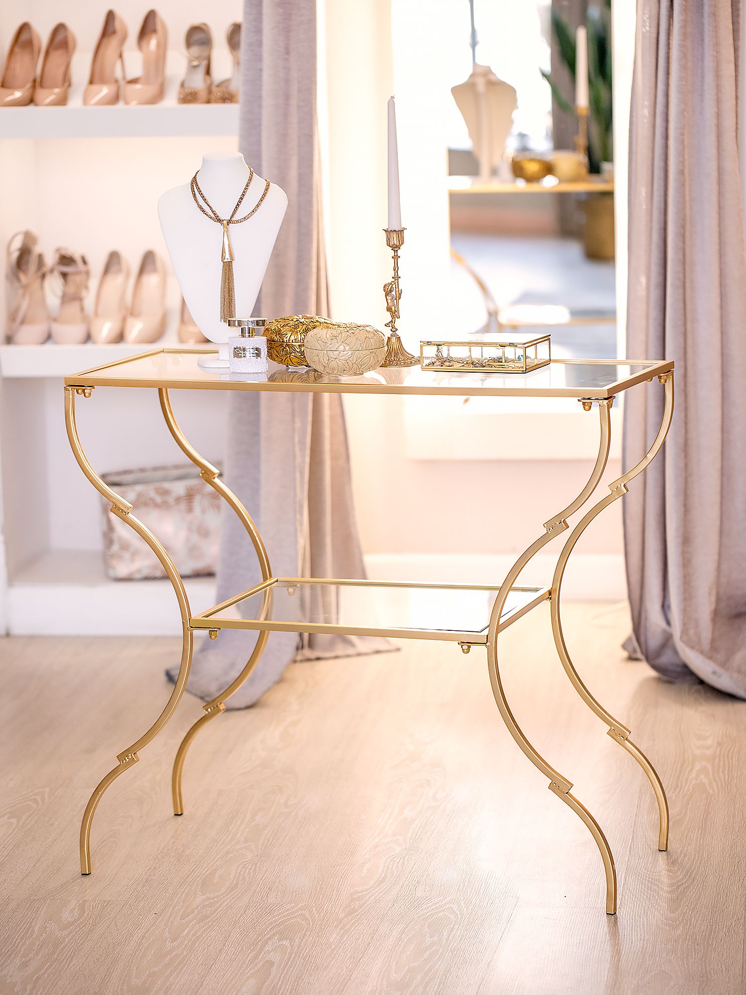 Столик со стеклянной столешницей Glasar 54-145