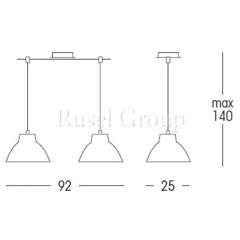 Подвесной светильник Linea Light Campana 4432