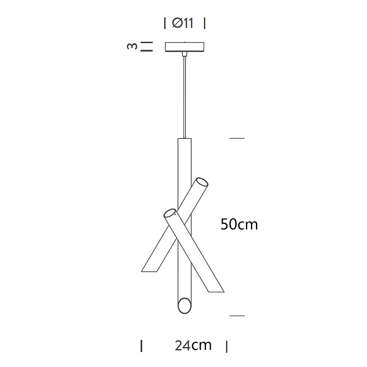 Подвесной светильник JAFFET White by ImperiumLoft