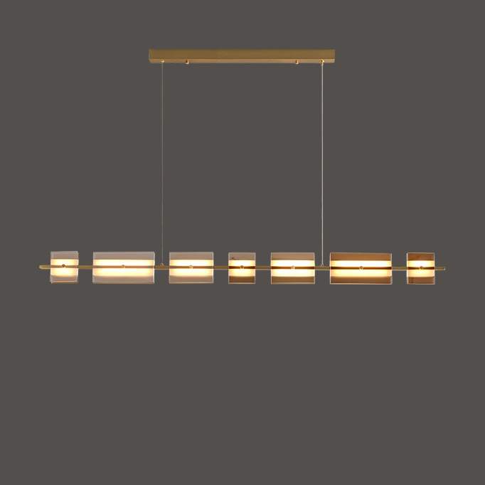 Подвесной светильник BRIAND LONG L130 Brass by ImperiumLoft