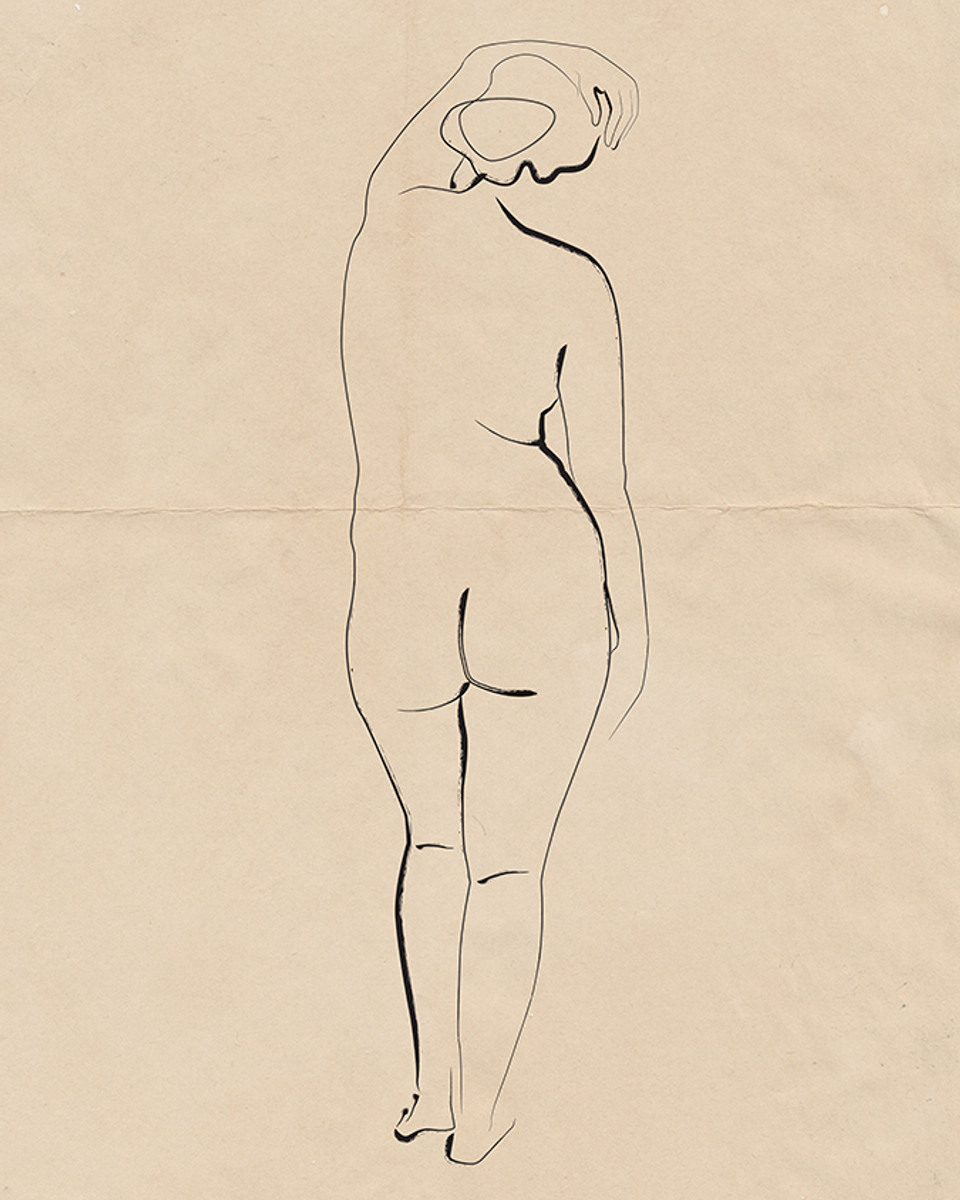 Интерьерный постер Nude Louvre Home DPP360924VHS