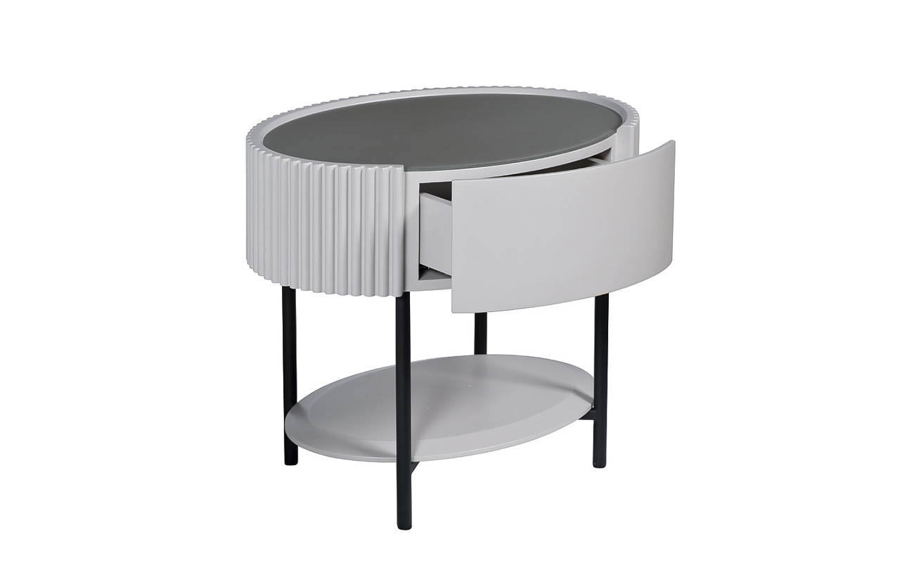 Тумбочка Scala с матовой столешницей Garda Decor 77IP-NS2072