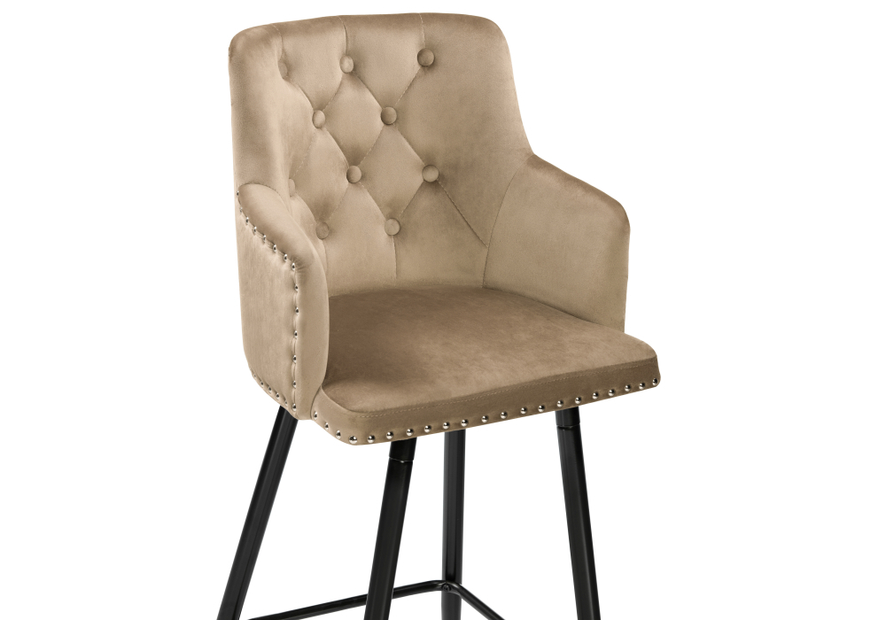 Барный стул Woodville Ofir dark beige 15048