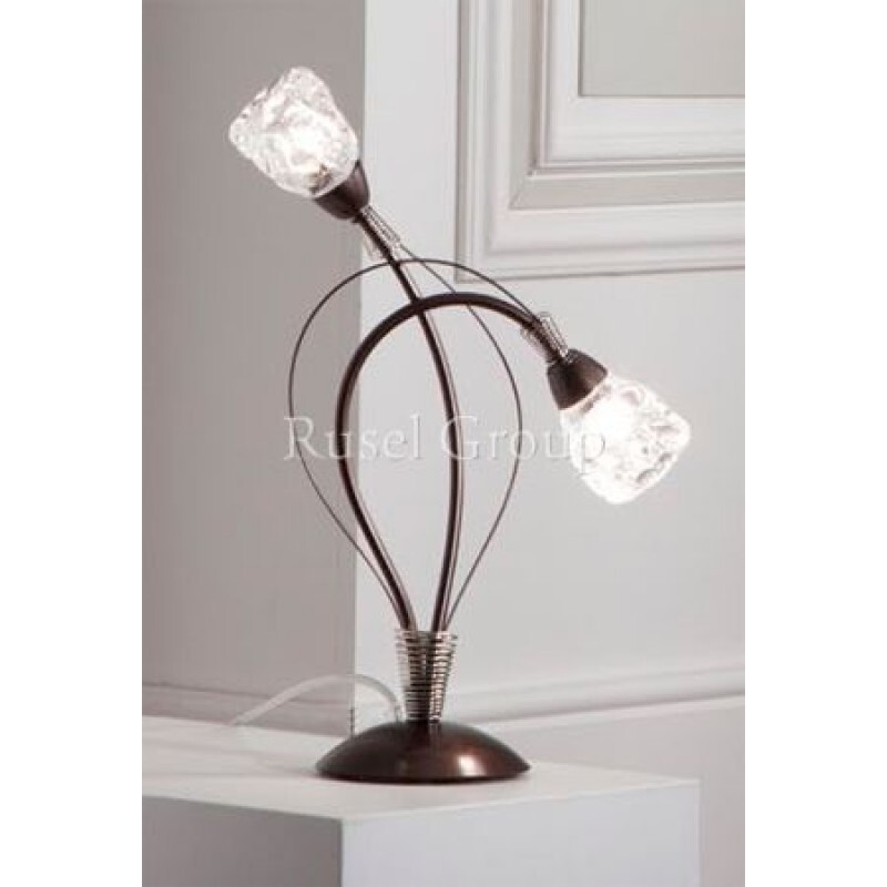 Настольная лампа Masca Luna 1865/B2 Moka nichel