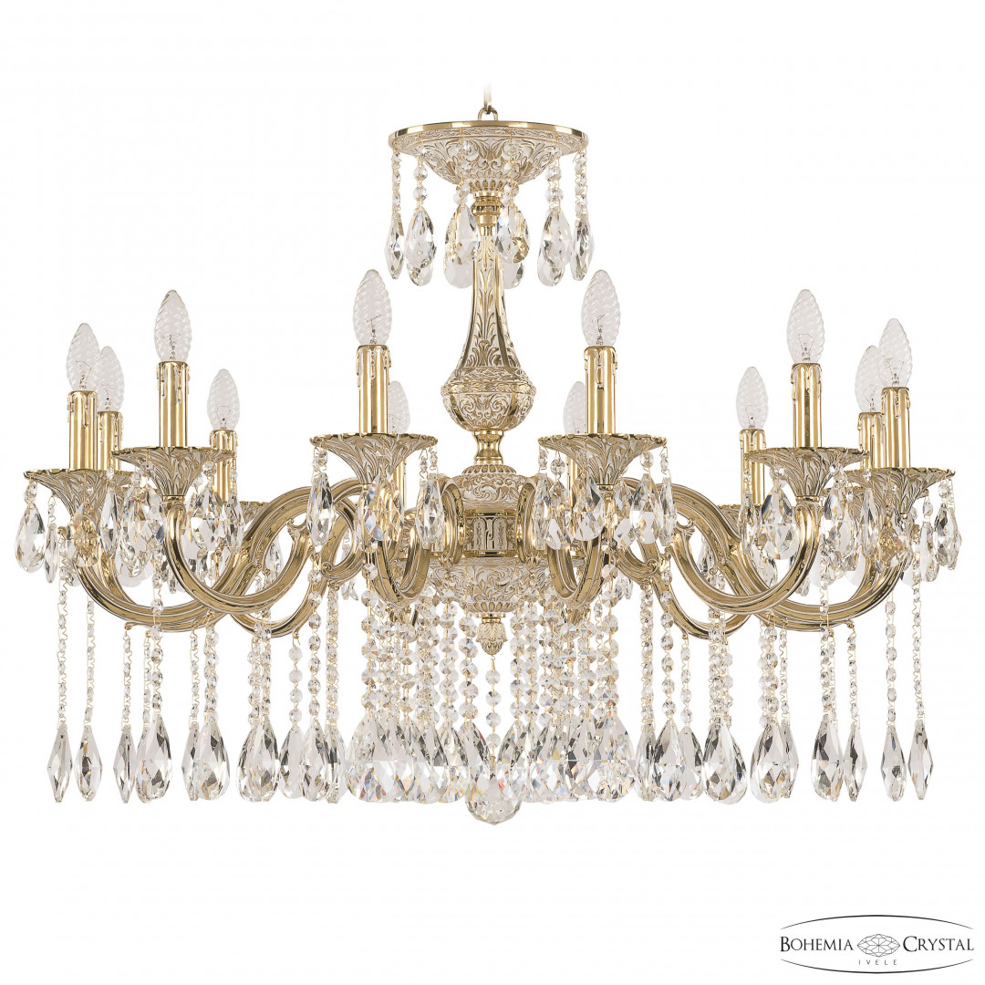 Люстра бронзовая с хрусталём 72101/12/300 A GW