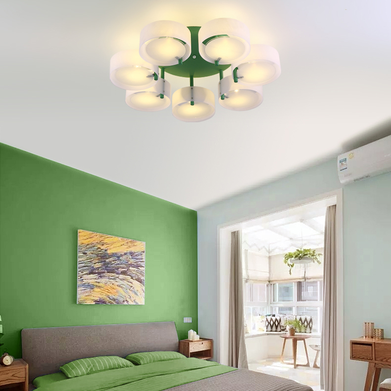 Потолочная люстра HEDDA D86 Green by ImperiumLoft