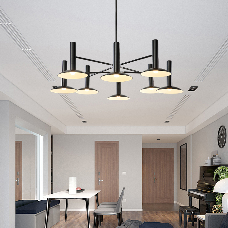 Подвесная люстра TAU L3 Black by ImperiumLoft