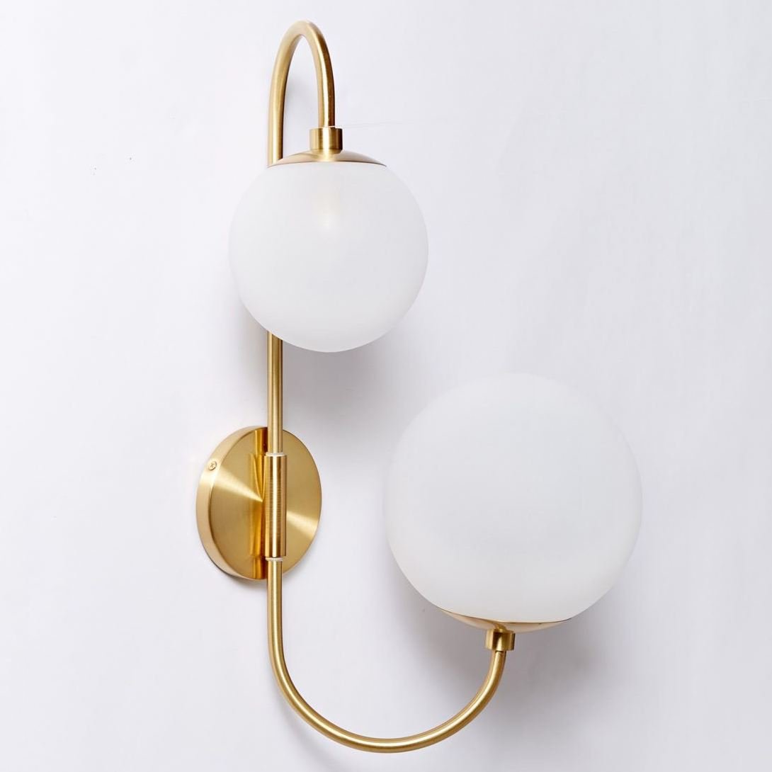 Бра Gooseneck Pelle wall Lamp by ImperiumLoft