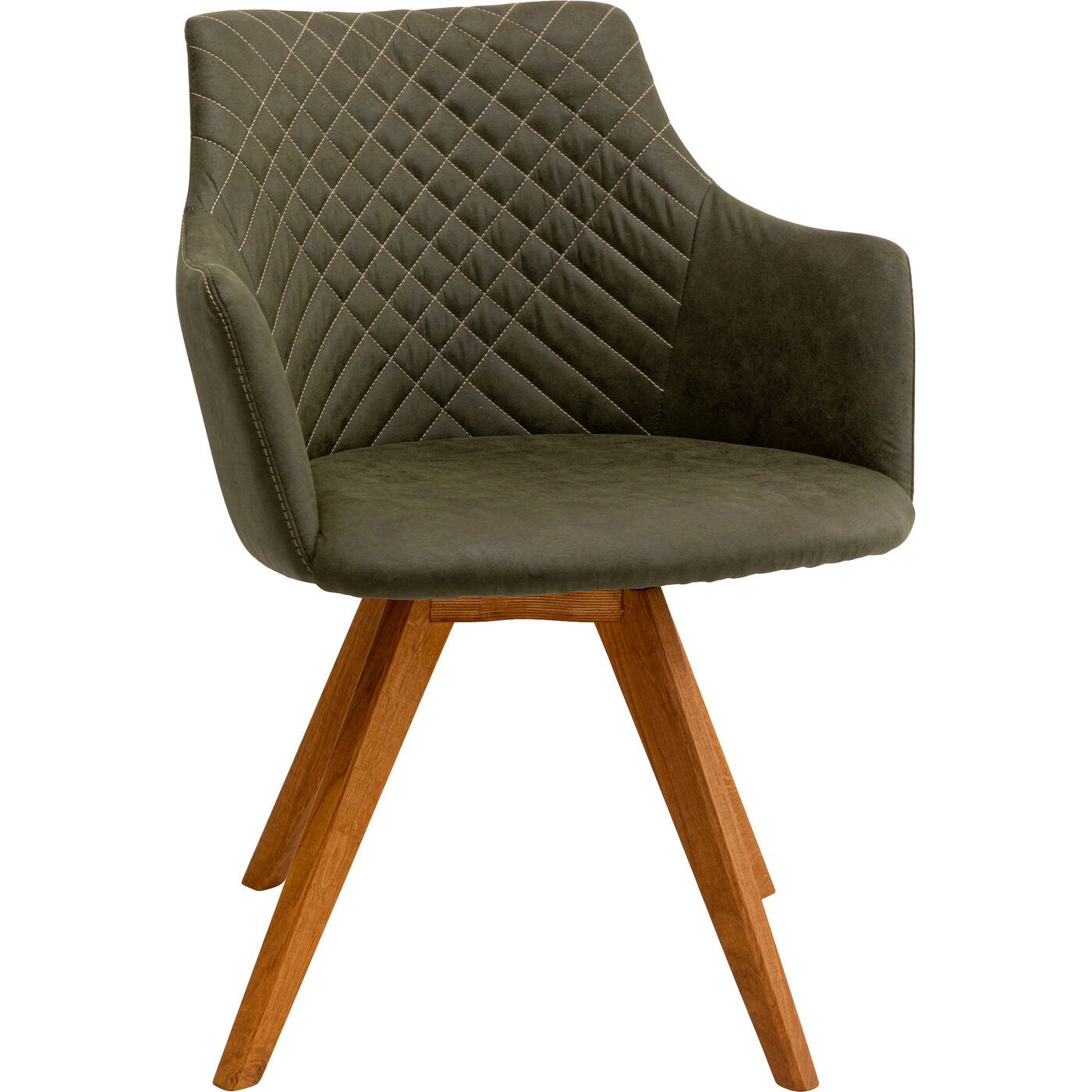 Стул вращающийся Coco Wood Green KARE 70741