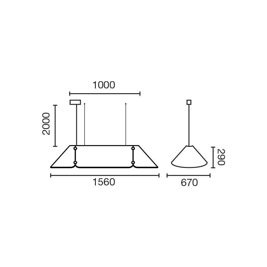 Люстра Fonovia серая 84 см 25W 4000K Faro