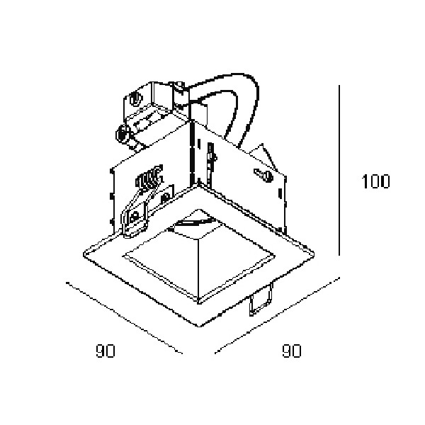 Встраиваемый светильник Delta Light 202 25 13 A-B