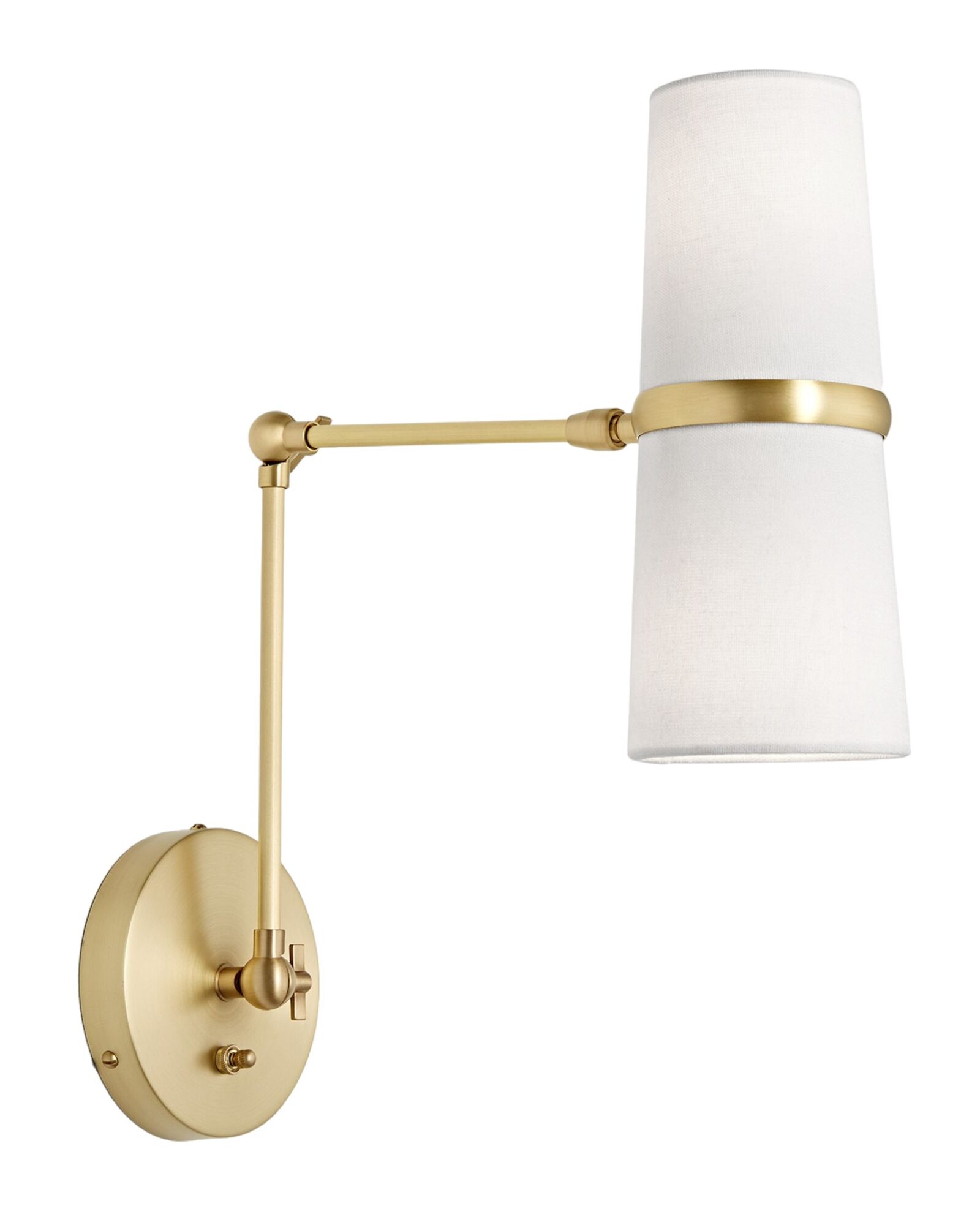 Золотое бра Флемиш на шарнире Louvre Home JJ11113-2WB