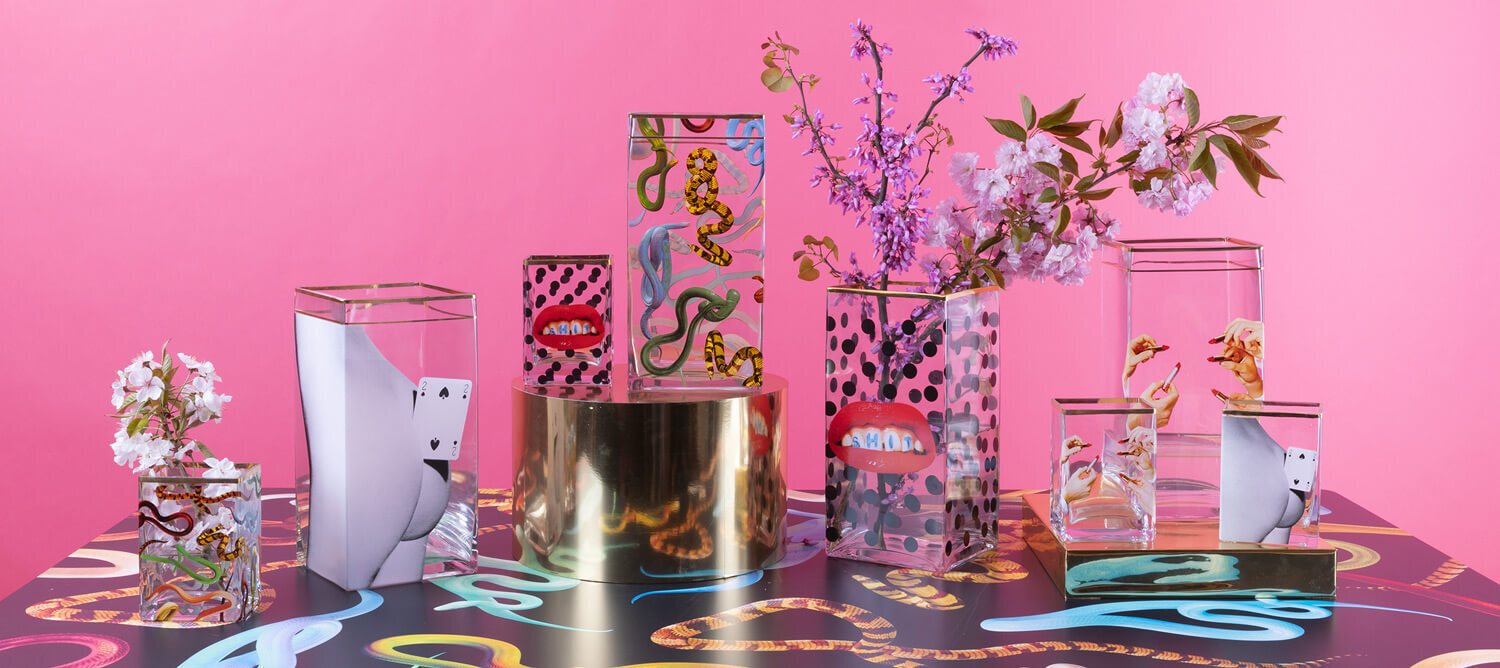 Ваза Seletti Snakes 14121