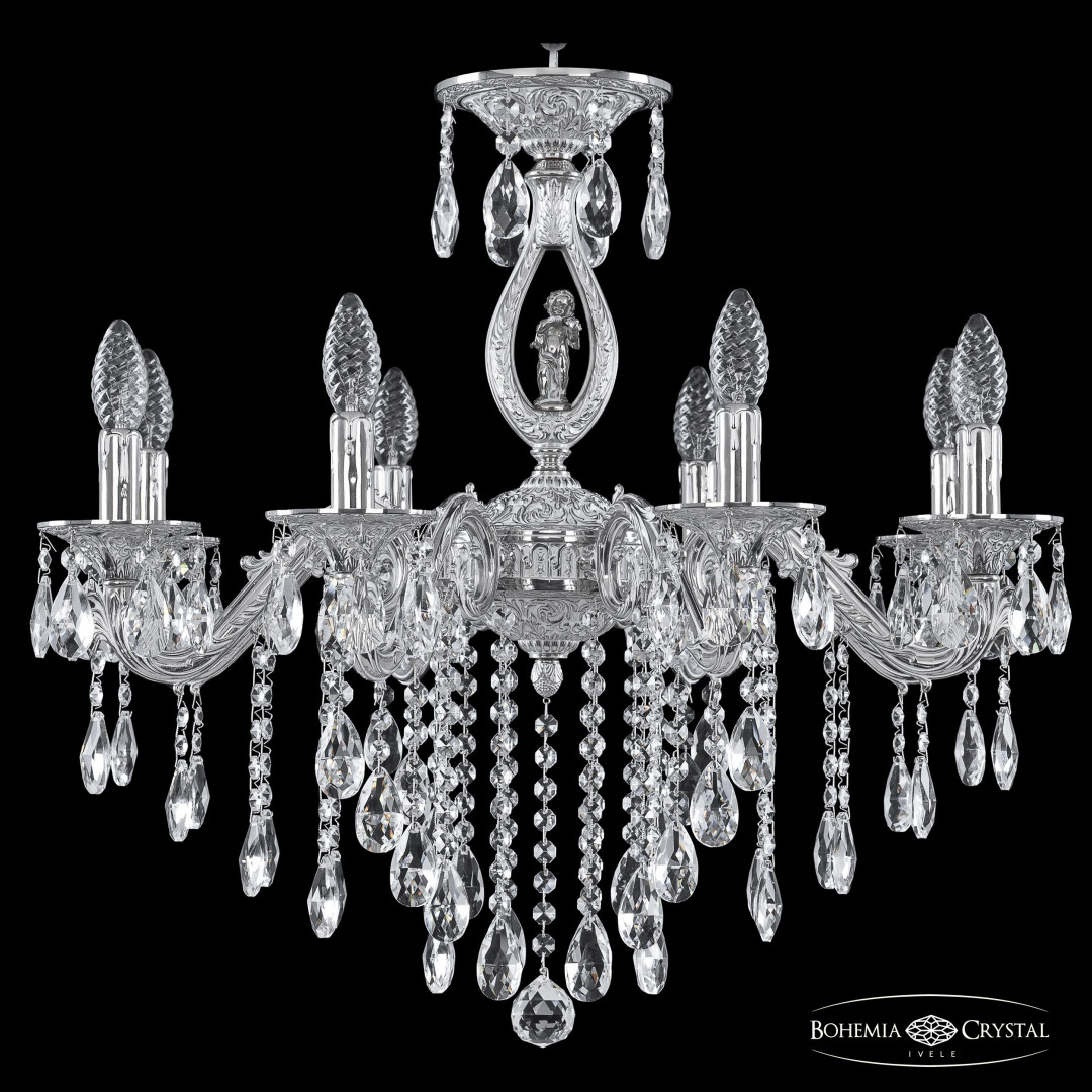 Люстра бронзовая с хрусталём 71402/8/210 B NW FA4S