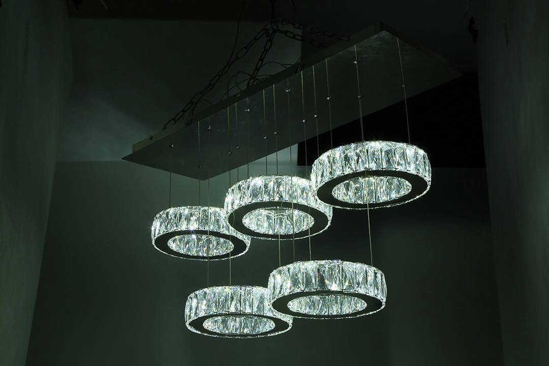 Люстра светодиодная хрустальная SWG DW-8815