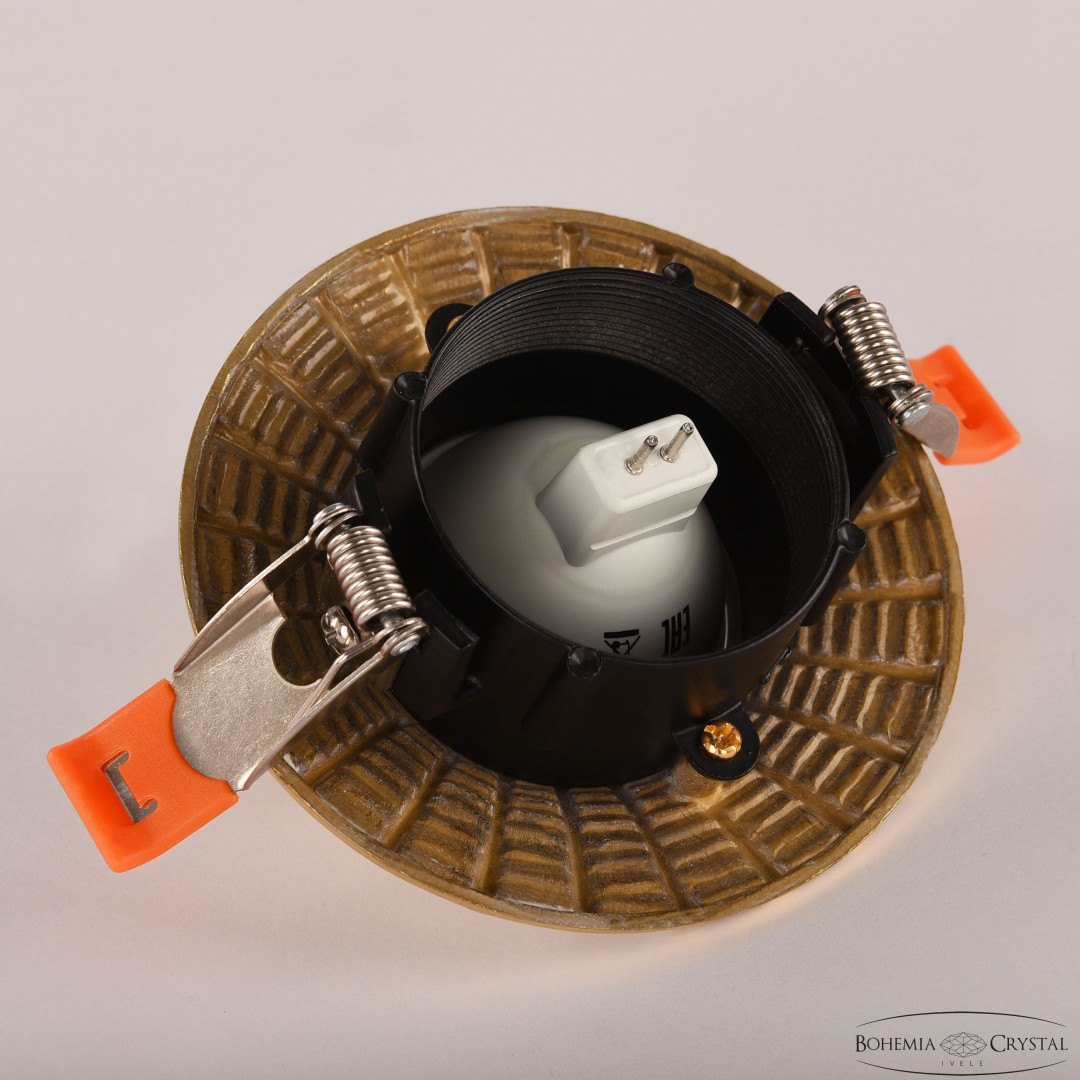 Точечный светильник бронзовый 1790/10/FL GI Bohemia Ivele Crystal