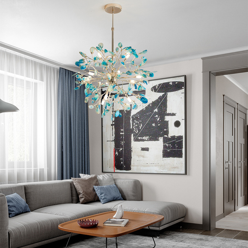 Потолочная Люстра Agate 8 L12 Multicolor By Imperiumloft