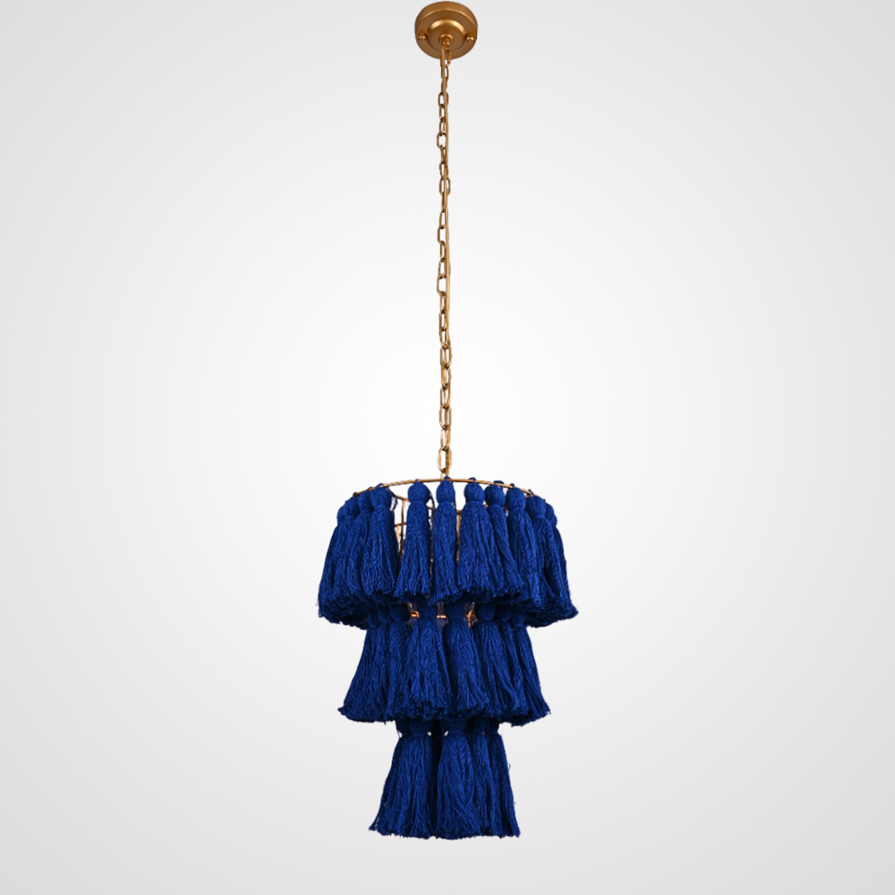 Подвесной светильник TASSEL Синий Градиент by ImperiumLoft