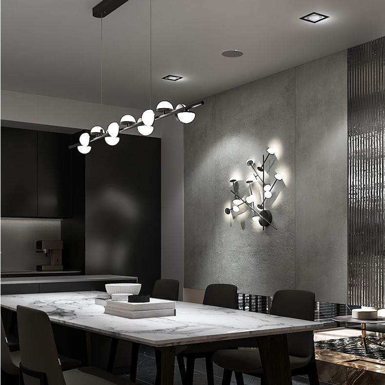 Настенный светильник HILVI WALL L48 Black by ImperiumLoft