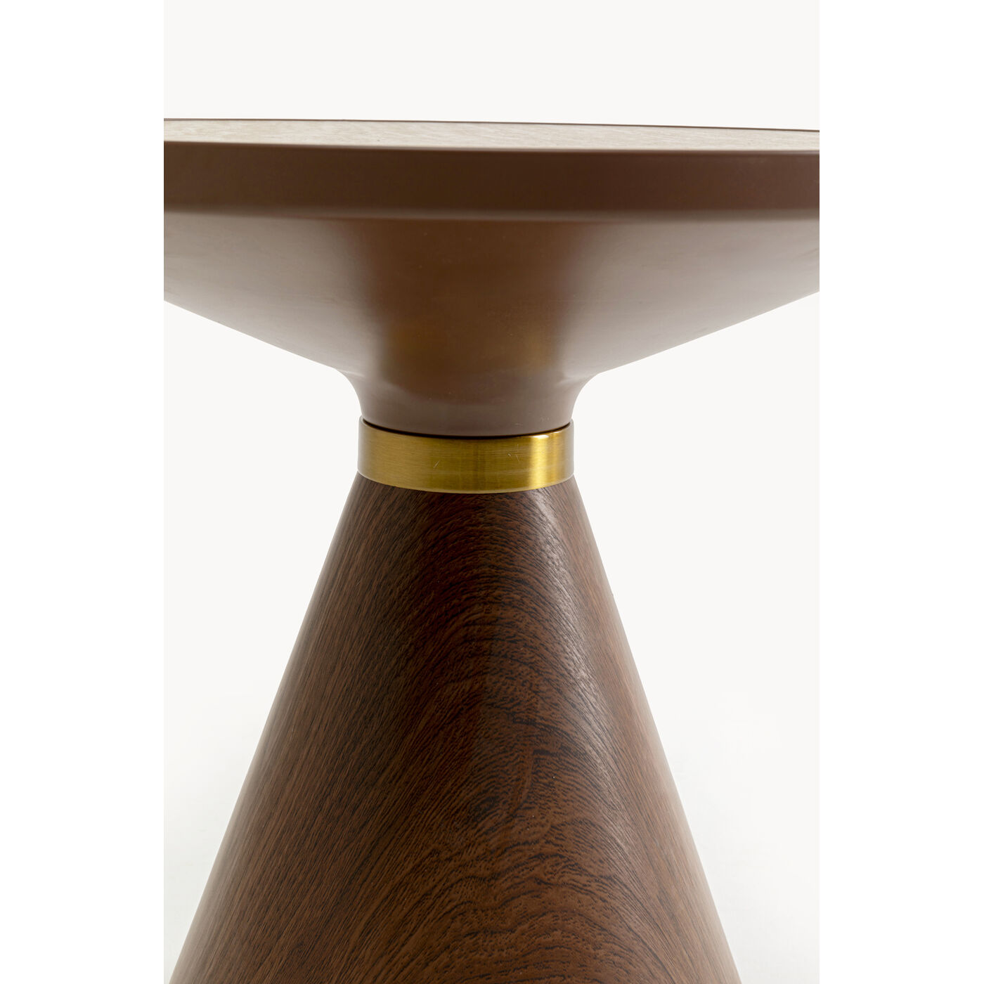 Стол кофейный Cono Travertin Ø50cm KARE 71333