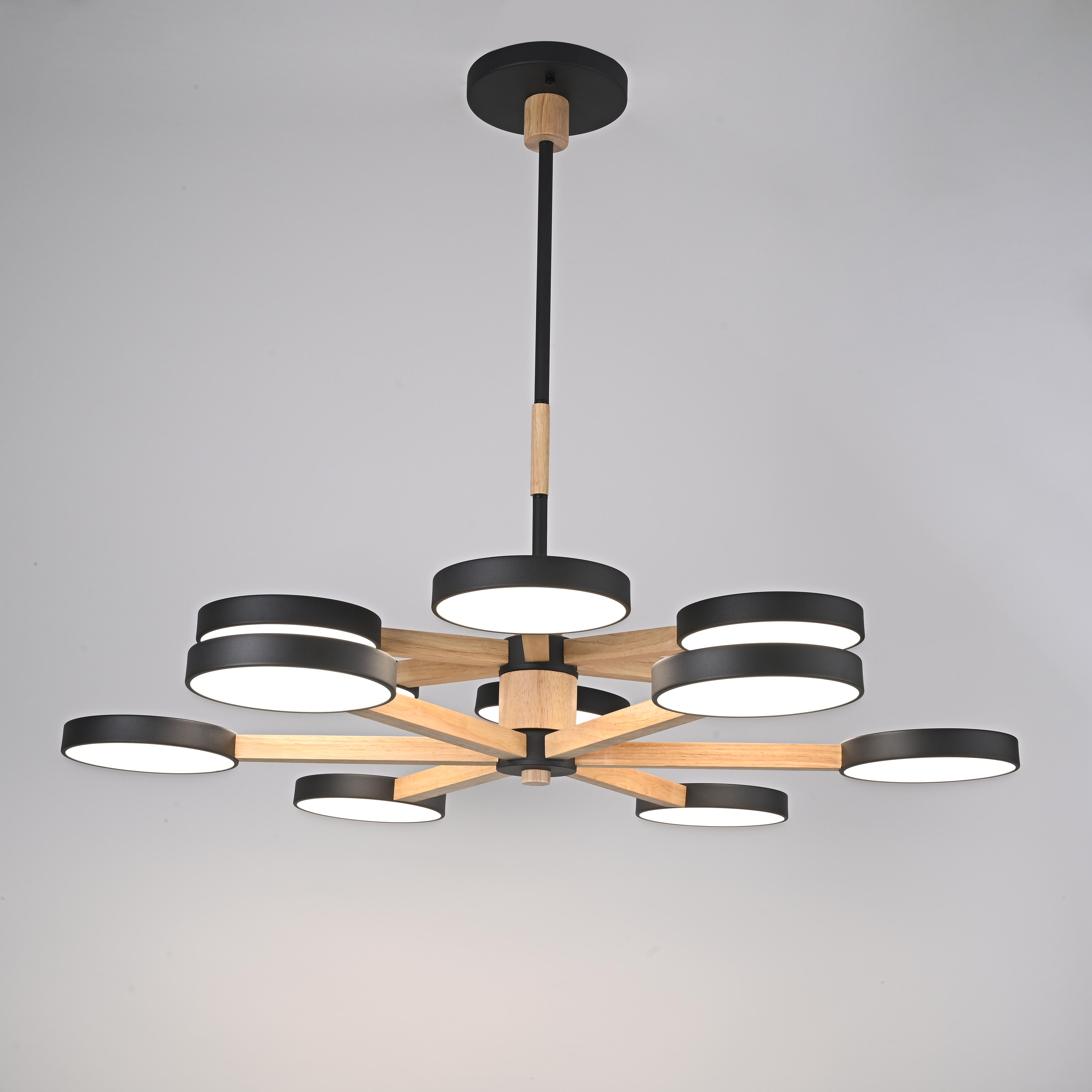 Подвесная люстра TURNA DBL L12 Black by ImperiumLoft