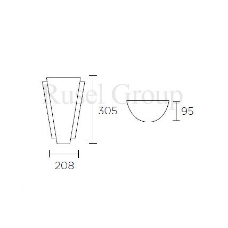 Настенный светильник Leds C4 LUGO AP