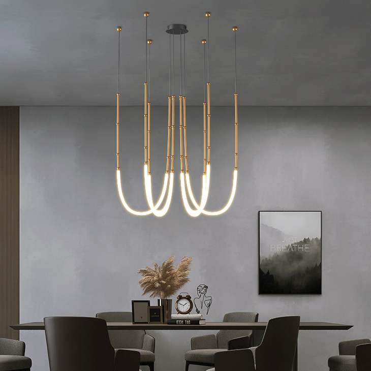 Подвесная люстра ALRIK CH Black by ImperiumLoft