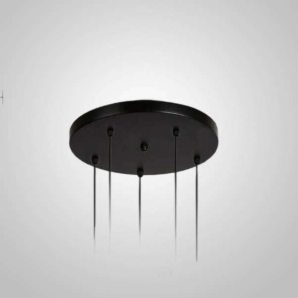 Потолочное крепление — металлический диск CEILING MOUNT 2 D60 Black by ImperiumLoft