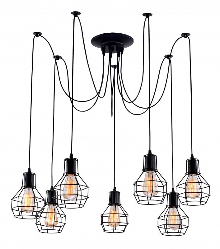 Подвесной светильник Arte Lamp A1109SP-7BK