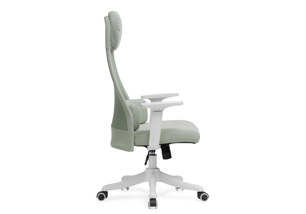 Компьютерное кресло Woodville Salta light green / white 15396