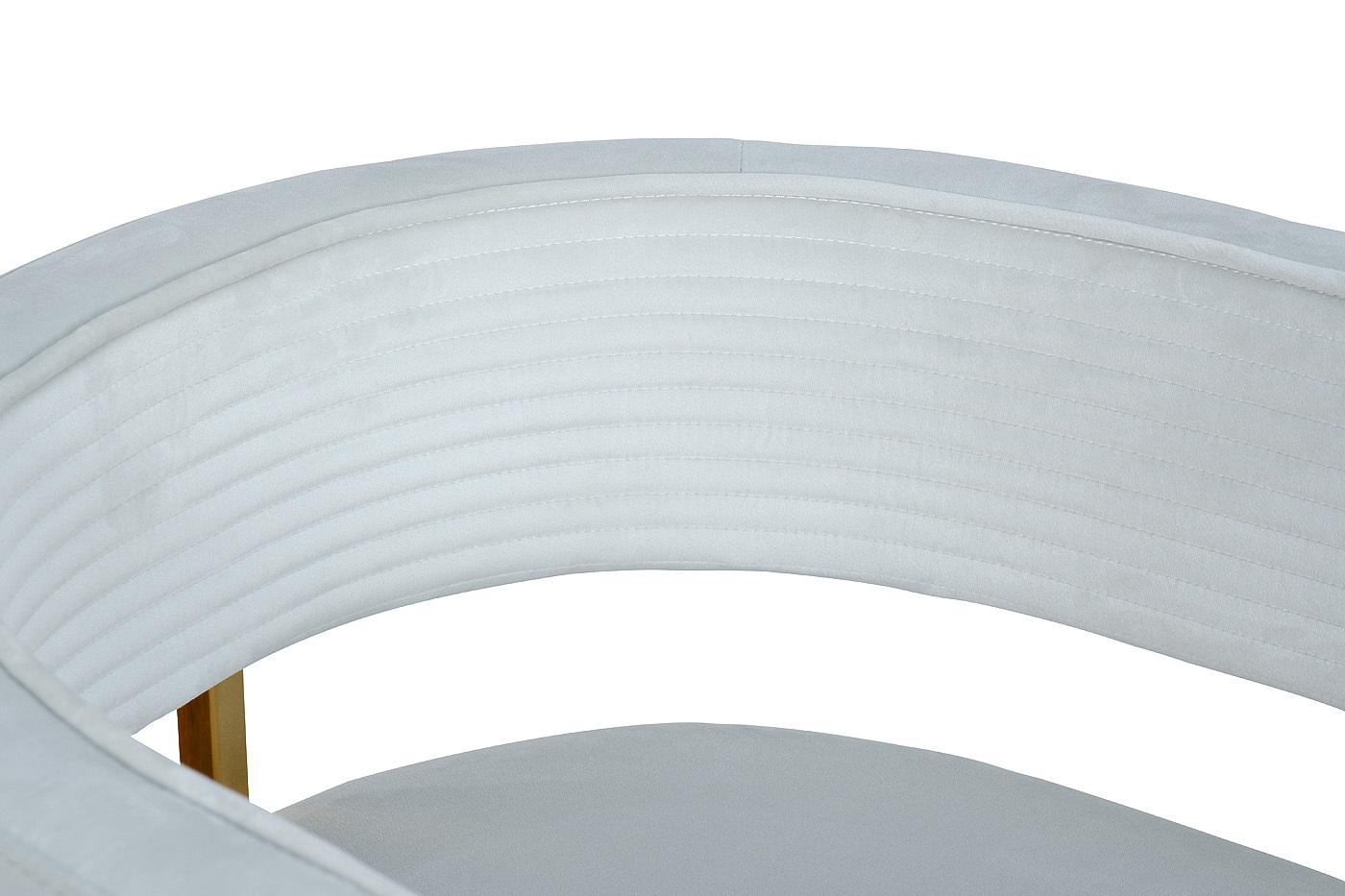 Стул велюровый светло-серый/золото Garda Decor GY-8504STUL-SVSER