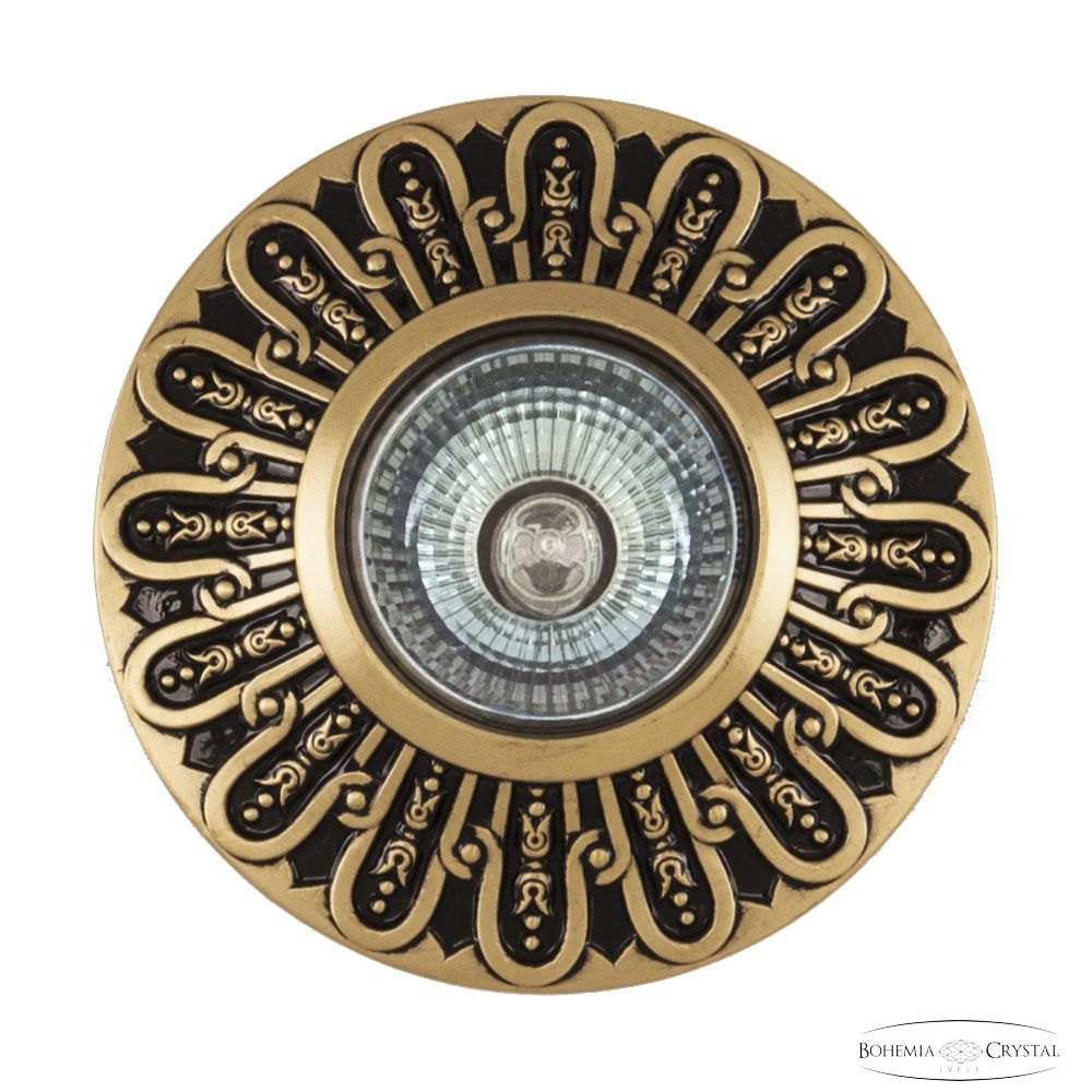 Точечный светильник бронзовый 1790/10/IS PB Bohemia Ivele Crystal