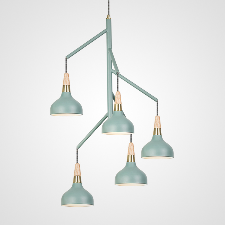 Люстра на штанге OPLAND CH D61 Blue by ImperiumLoft