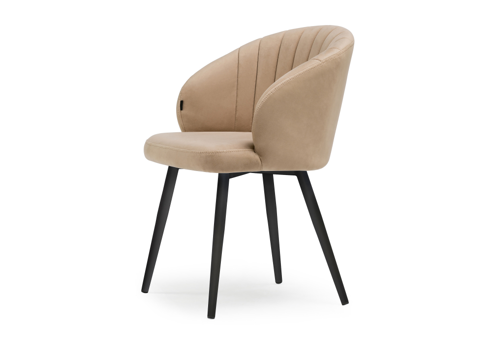 Стул Woodville Бэнбу velutto 05 / черный 462396