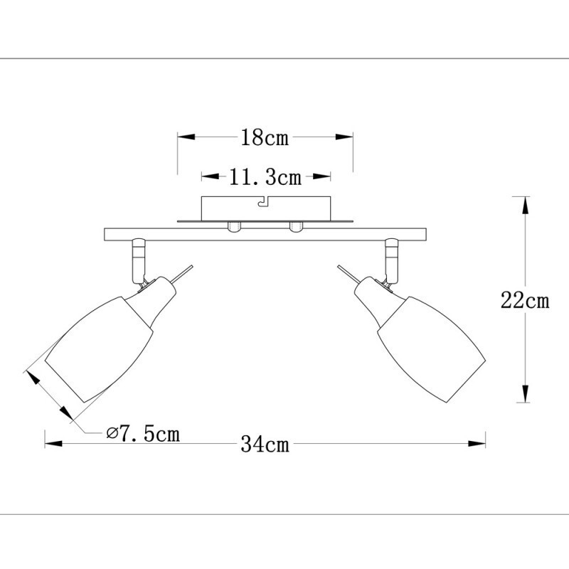 Спот Arte Lamp A4590AP-2SS
