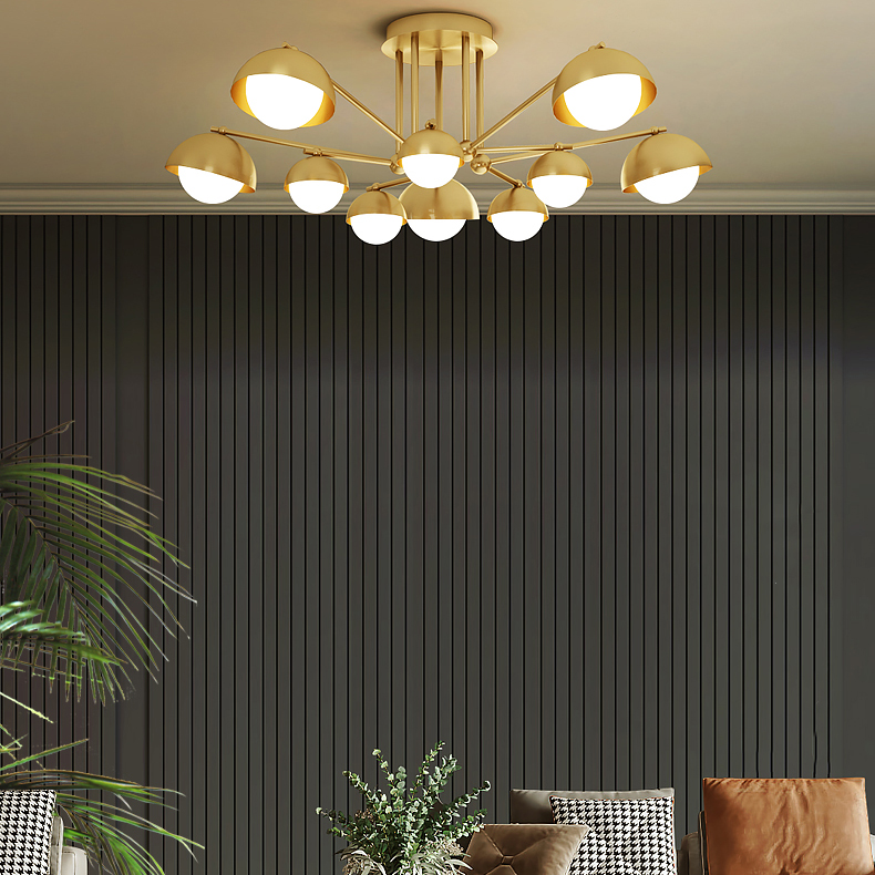 Потолочная люстра FABIANA L10 Brass by ImperiumLoft