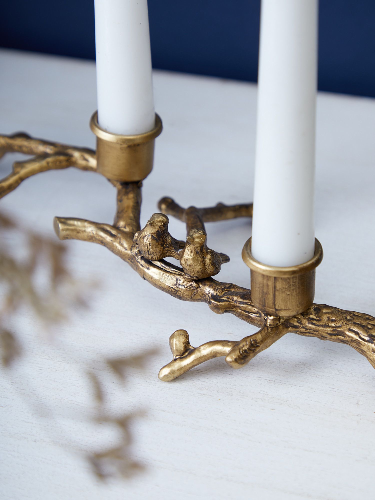 Подсвечник Птицы на ветке Glasar 57-326