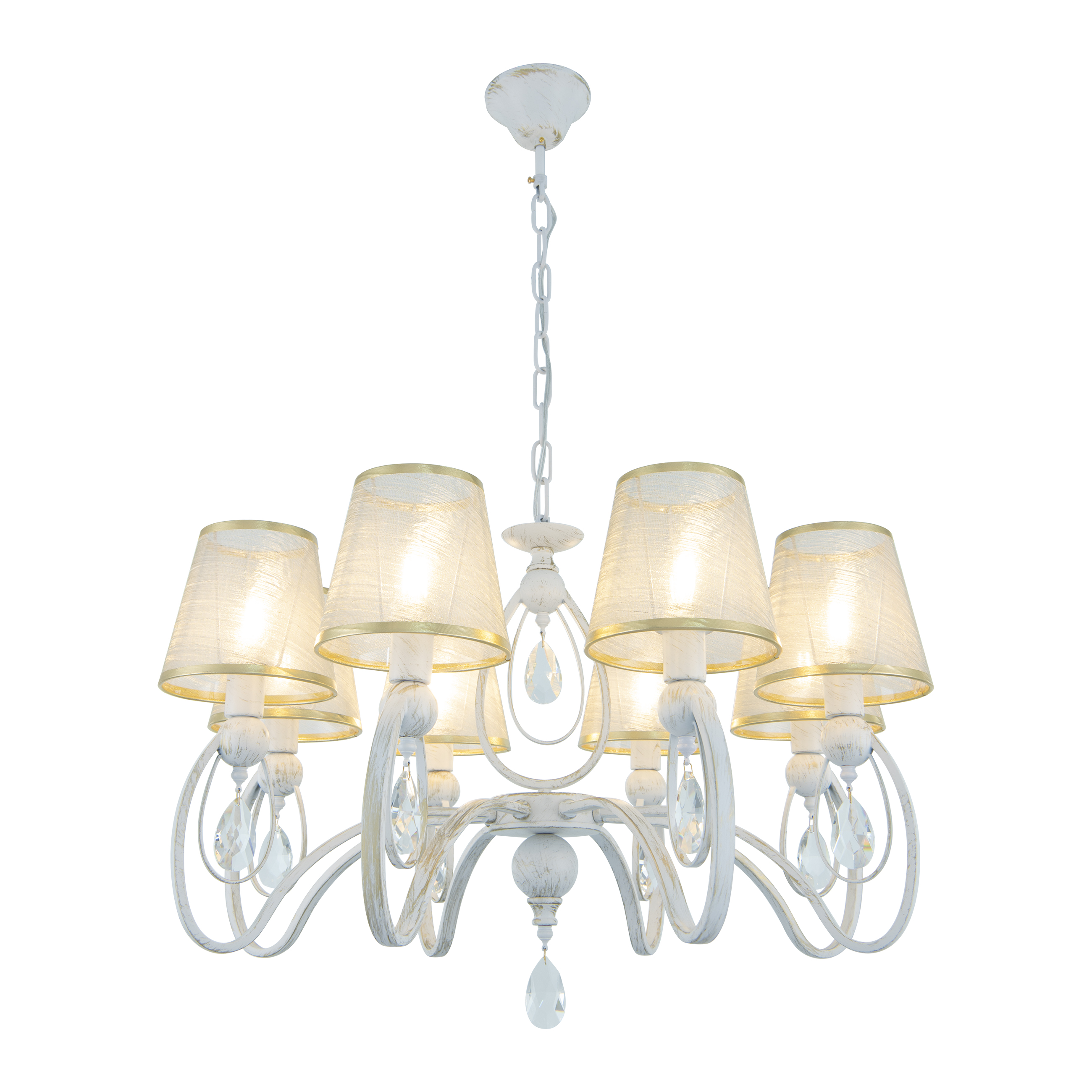 Люстра 347203/8 WT+G Arte Milano