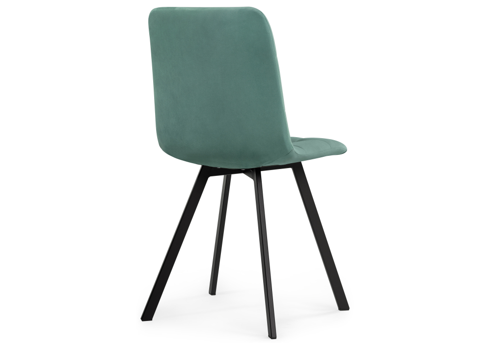 Стул Woodville Чилли черный / бирюзовый 489718